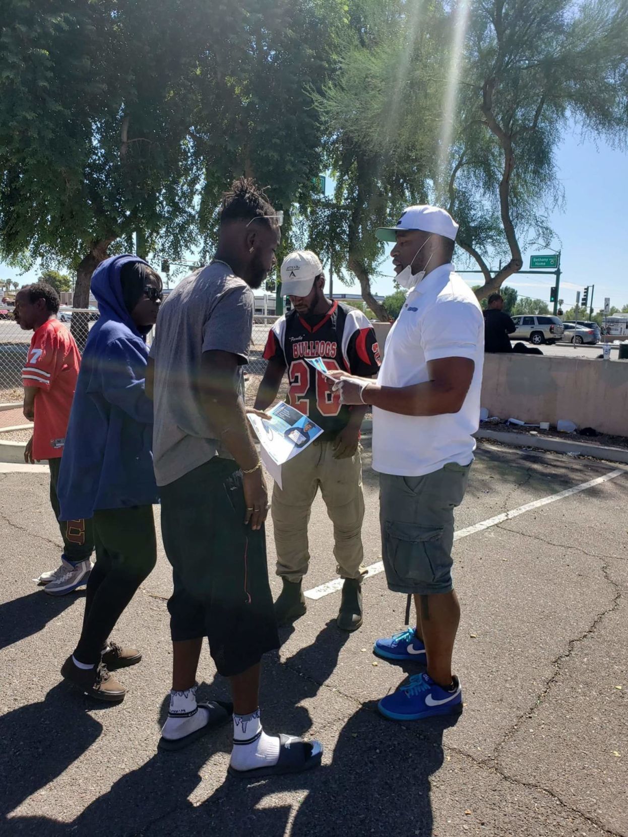 Blu Mitchell in the community